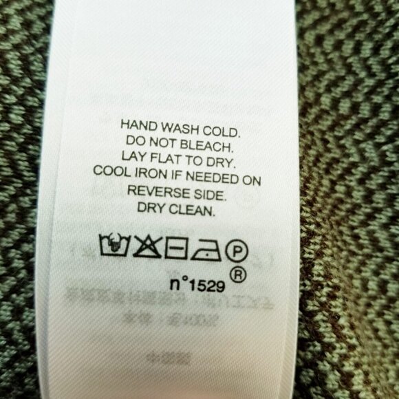 Lauren Ralph Lauren Faux Leather Trim 100% Merino Wool Sweaterdress Sz. 1X - Picture 14 of 16